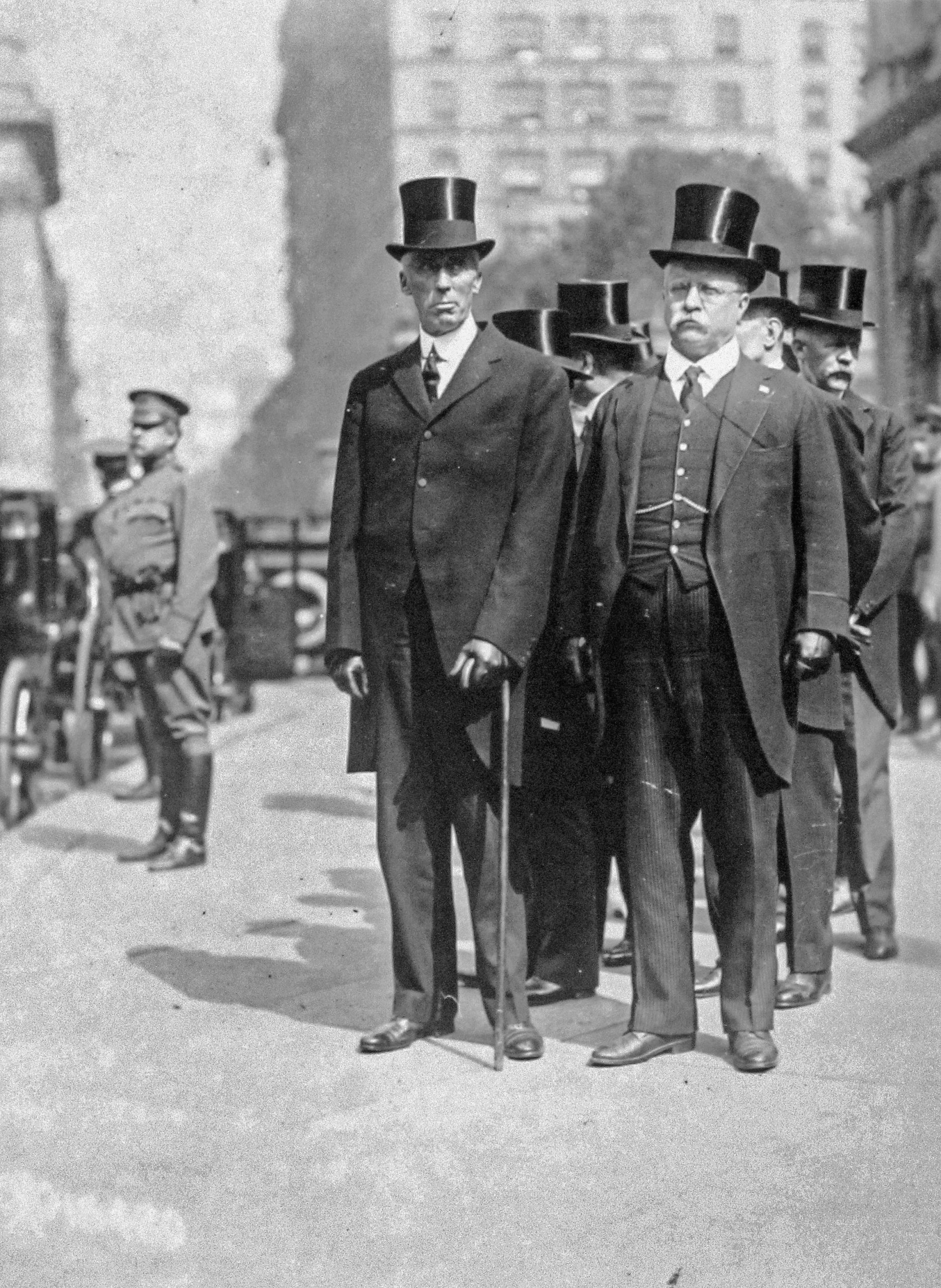 Original Caption Funeral of Major J.P. Mitchel, New York City. Col